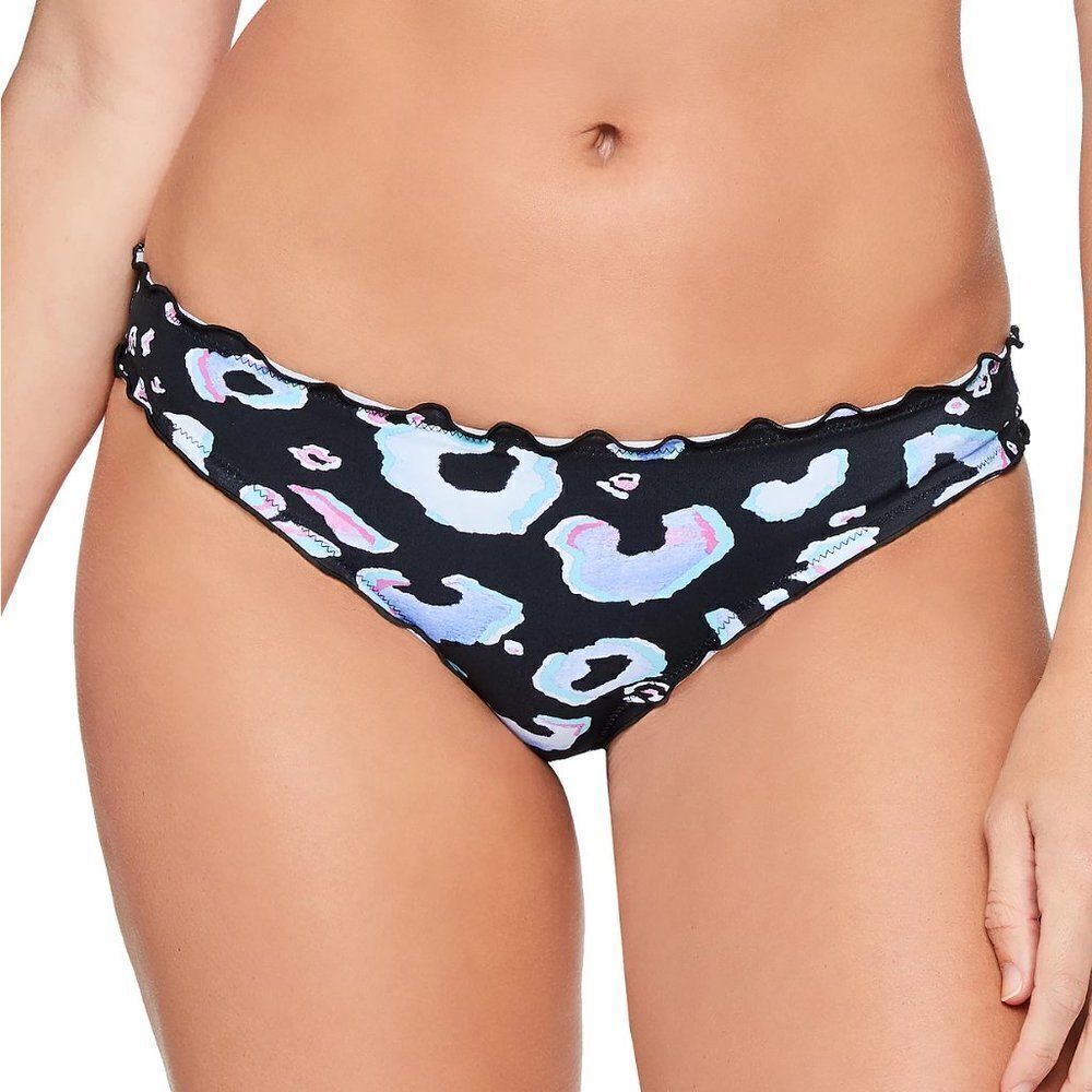 Salt + Cove Animal Instinct Ruffled Bikini Bottoms